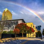 Rainbow over the Raleigh Convention Center