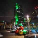 Two Hanover Square with Christmas Decorations