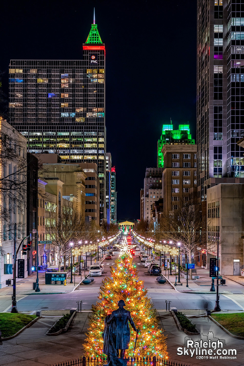 ‘Twas the night before Christmas, Raleigh 2019. 