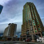 Shelf cloud racing into downtown Raleigh from Fayetteville Street