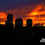 Sky on Fire sunset of June 24, 2020