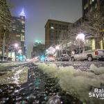 Slushy Fayetteville Street on February 20, 2020