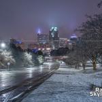 Downtown Raleigh after the snow stopped