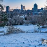 Before sunrise snow from Dix Park