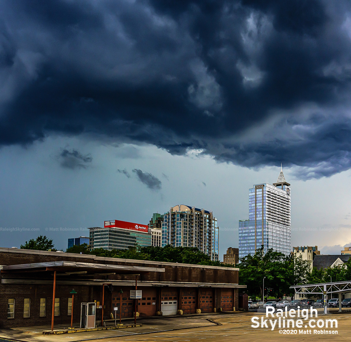 Storm over Raleigh in July
