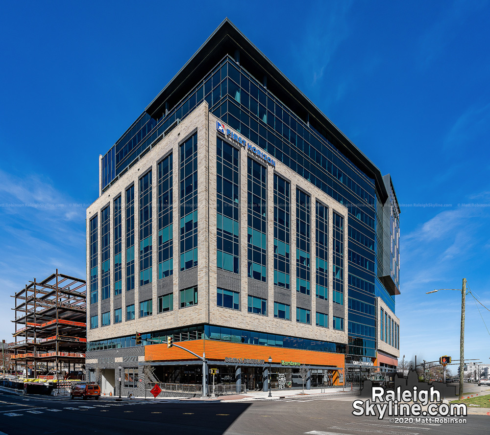 One Glenwood Building with the Two Glenwood Building rising