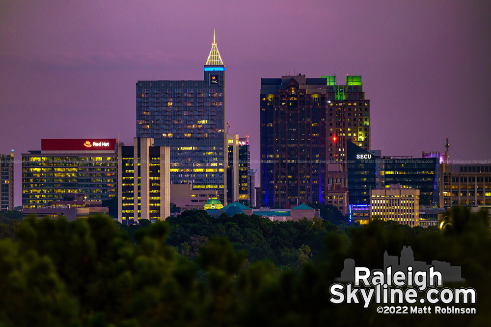 North Hills view of downtown Raleigh