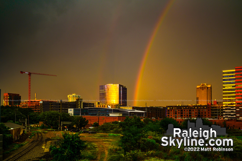 Rainbow over the Pendo Building