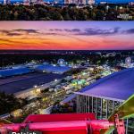 Downtown Raleigh from the Ferris Wheel at the State Fair