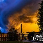 Whales mouth shelf cloud over Caraleigh Mills