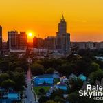 The Raleigh-henge sunset from fall 2022