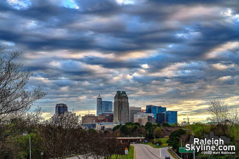 Cloud Formations over Downtown Raleigh