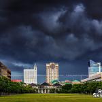 Angry clouds from Halifax Mall