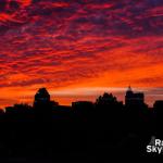 Chavis Park view of downtown Raleigh's silhouette 