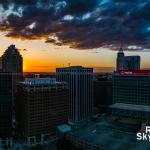 Raleigh Skyline spring Sunset