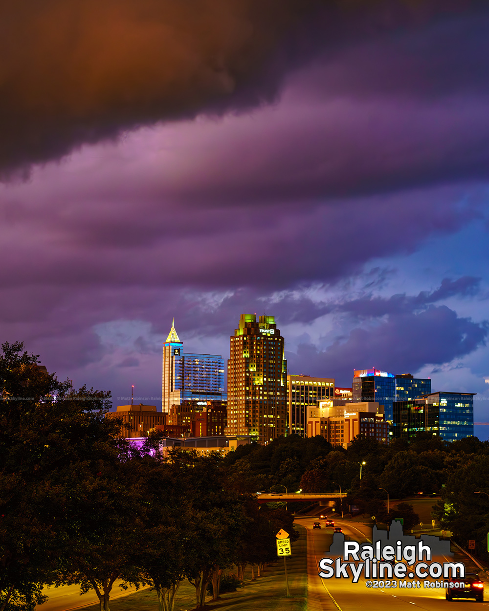 Evening storm