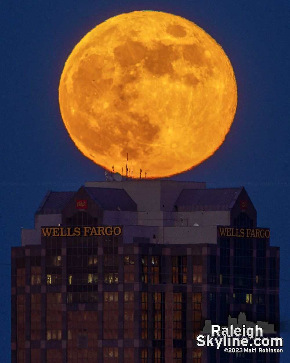 Wells Fargo Moonrise Raleigh