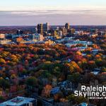 Colorful Raleigh North Carolina in the Falll