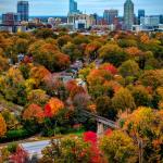 Boylan Heights train Bridge in The Fall