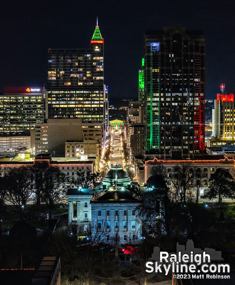 Christmas Eve Night in Raleigh 2023