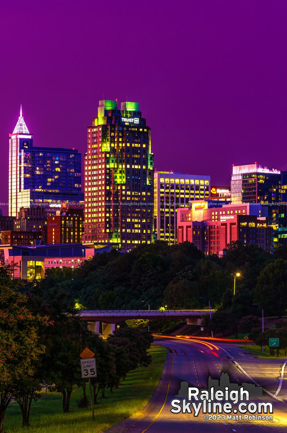 Purple Sunset in Raleigh