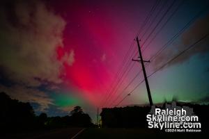 Aurora Borealis visible in Raleigh - May 10, 2024