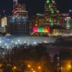 Ground Fog in Raleigh at night