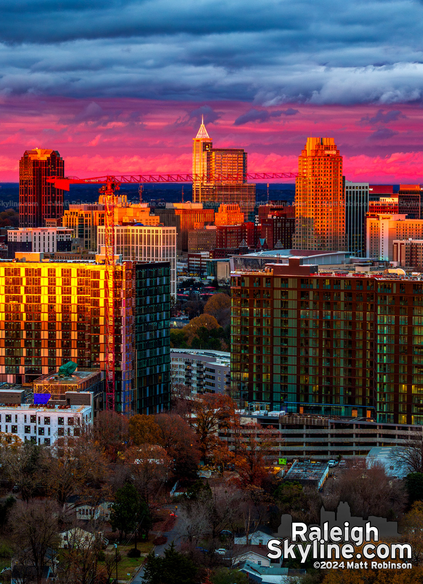 Amazing Raleigh sunset