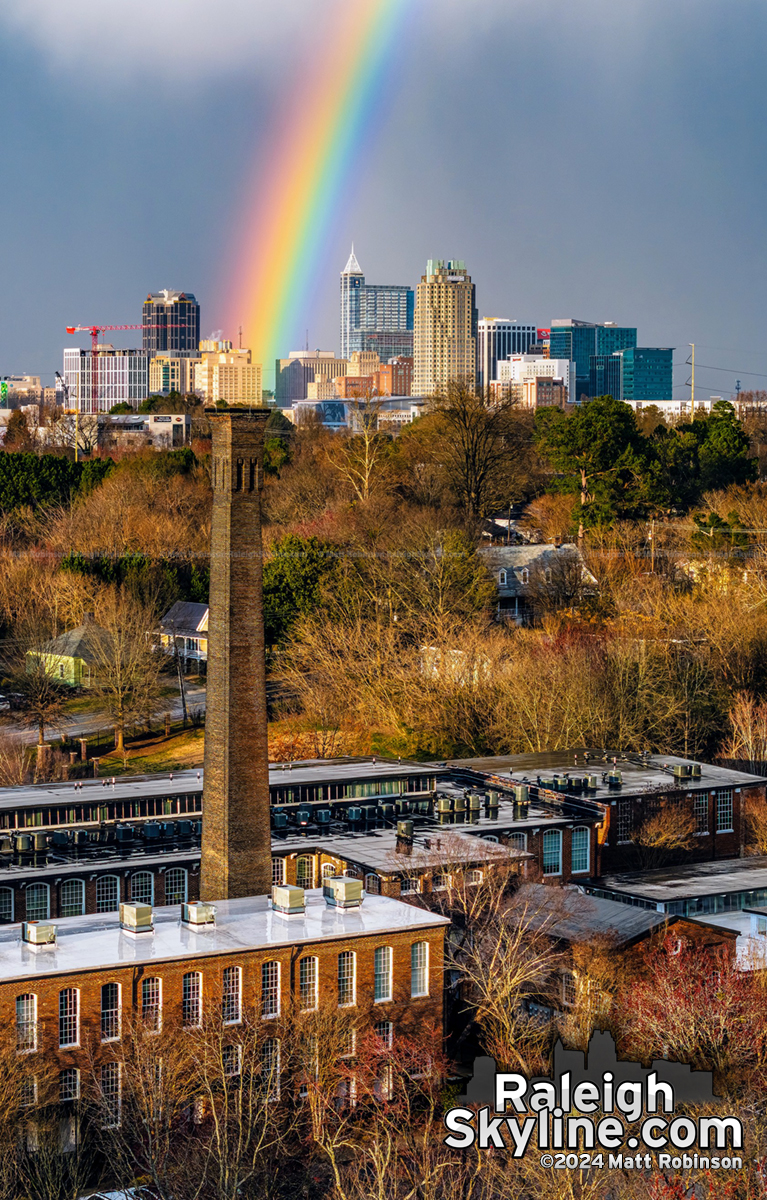 Caraleigh Mills with Rainbow