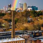 Caraleigh Mills with Rainbow