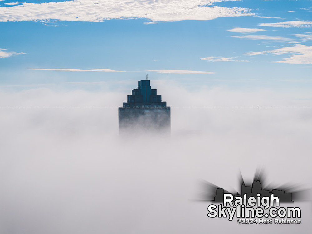 Two Hanover Square in the fog