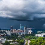 Storm clouds over Raleigh