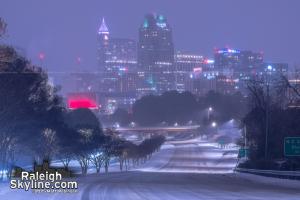 Another Round of Raleigh Snowfall - February 19, 2025