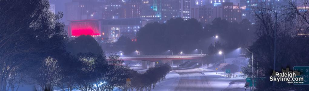 Another Round of Raleigh Snowfall - February 19, 2025