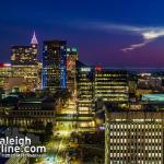 Falcon 9 Rocket Launch seen from Raleigh